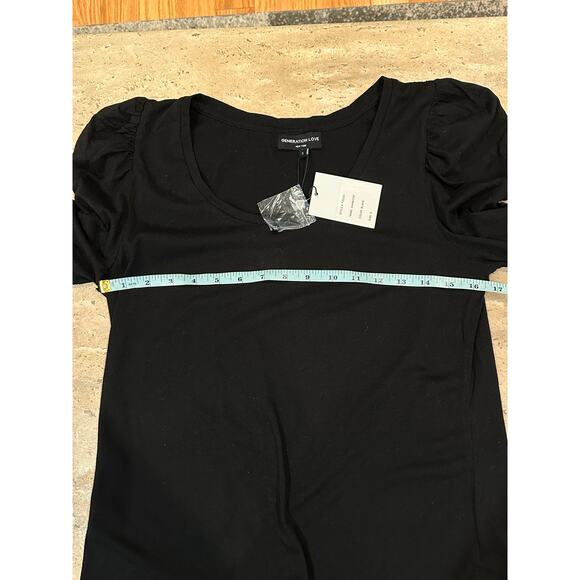 NWD Generation Love The Giana Tee Shirt Top Black size Small - Picture 7 of 7